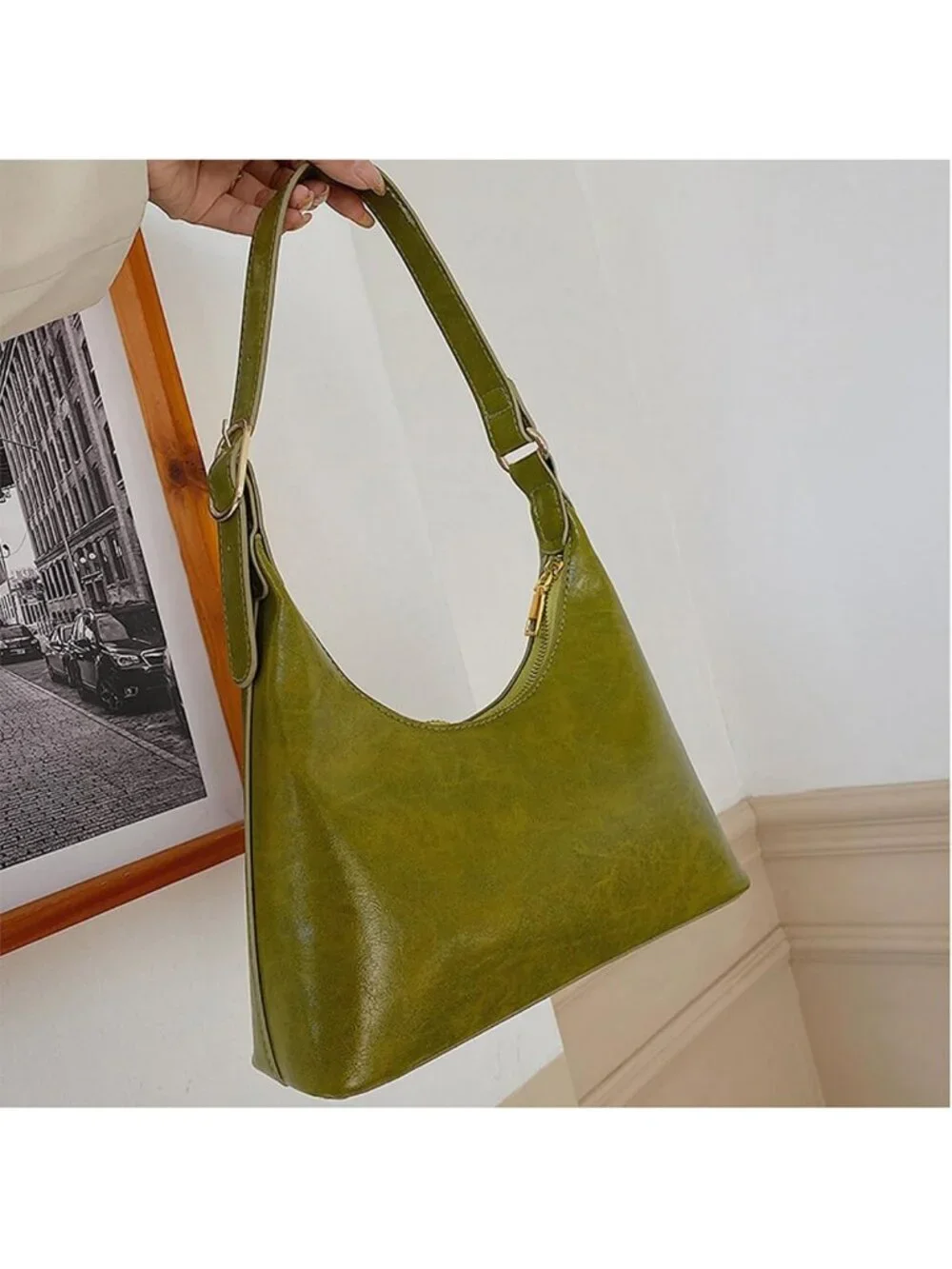 Trendy Mini Vintage Hobo Bag for Women - Small Retro Vegan Leather Purse 2026